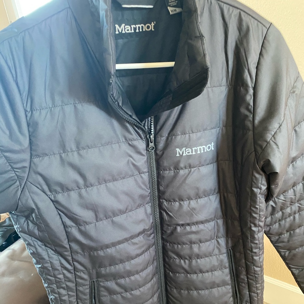 Black outdoor jacket